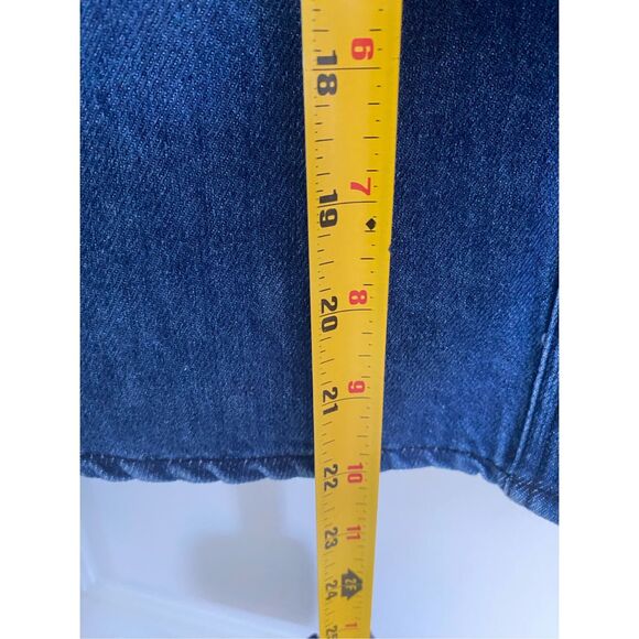 NWT Steve Madden Denim CHARLEY Snap-Up TOP Sz XS - Picture 11 of 11